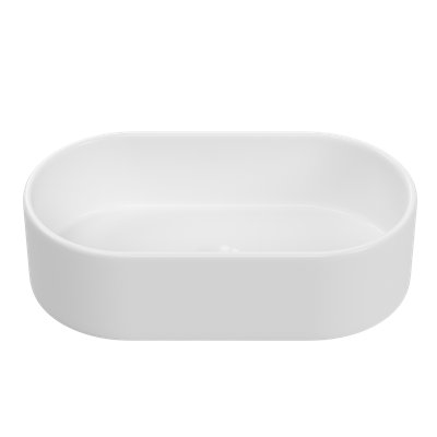 ELLAI 22'' Oval Shape Vessel Sink Above Counter Bowl Basin, Modern Artistic Bathroom Vanity Sink -  ELML-A110