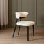 Chaises de salle à manger en bois massif avec dossier, chaise d'appoint rembourrée avec siège et dossier rembourrés, aucun assemblage requis (ensemble de 4)-102379331-105060882