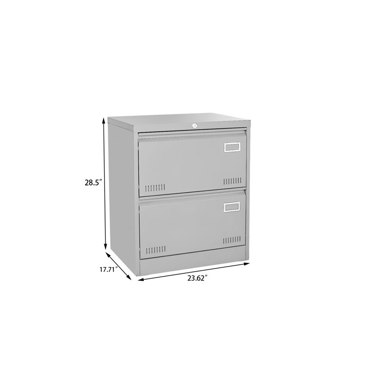 Ennor 23.62'' Wide 2 -Drawer File Cabinet