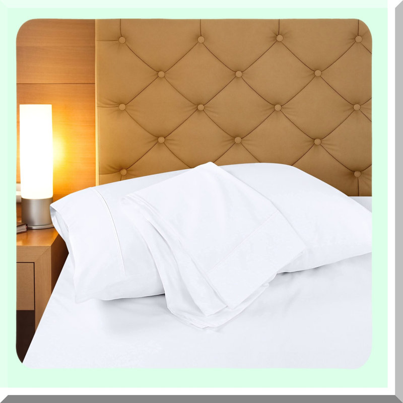 BulkSoft Pillowcase Set - 12 Pack Envelope Closure Microfiber Pillow Covers - Fade Resistant White Pillowcases 20 x 40 Inches - Shrinkage Proof