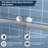 44-48 In. W X 74 In. H Double Sliding Frameless Anti-Collision System Shower Door With 1/4 In. Clear Glass-121564075