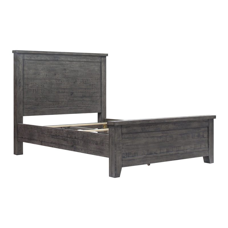 Brookfield Panel Bed in Gray, Queen