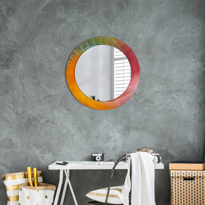 Huldar Glass Flat Wall Mirror