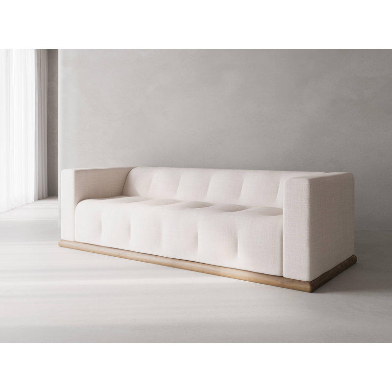 Bradley Sofa, Nevis Ivory, 3, 29" H x 84" W x 38" D