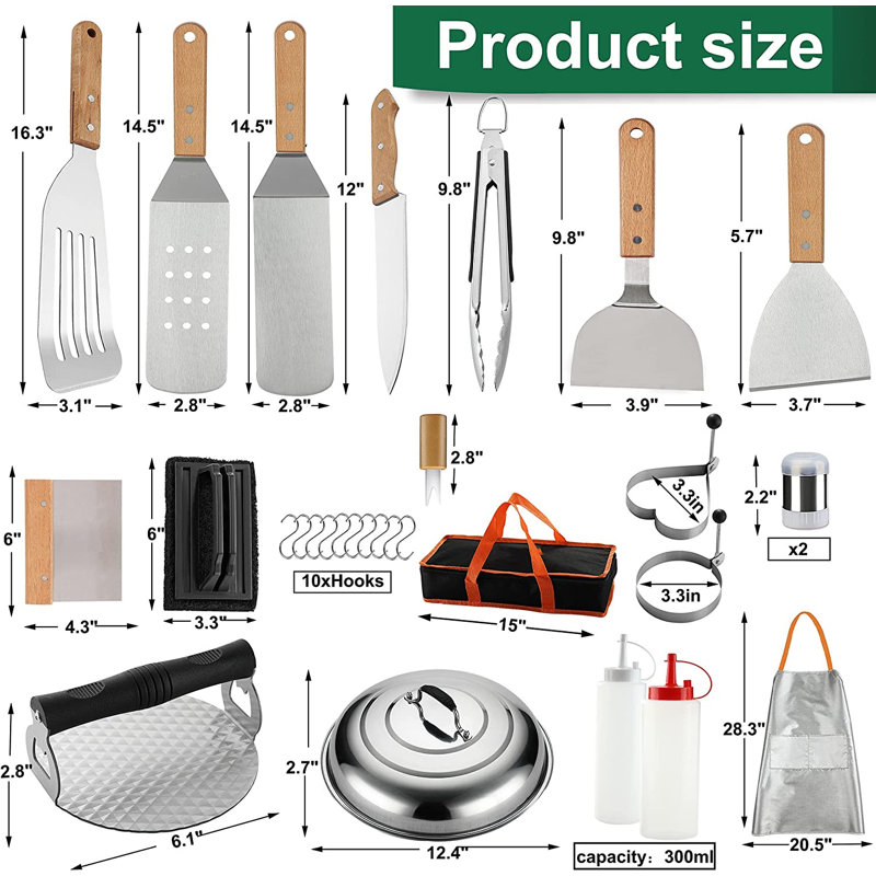 Dishwasher Safe Grilling Tool Set