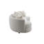 Canapé Iniko Beige Boucle avec coussins décoratifs