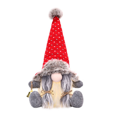 Christmas  Rudolph Faceless Doll Nordic Forest Man Plush Doll Decoration Dwarf Decoration