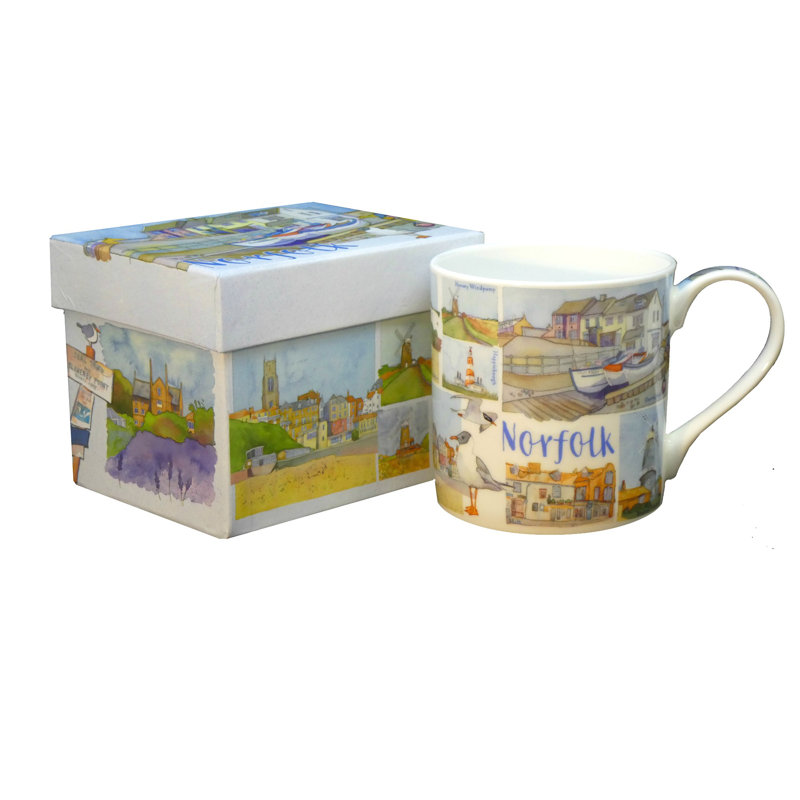 Broussard Bone China Coffee Mug