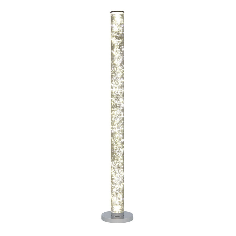 Akasim 49'' LED Column Floor Lamp, Steel
