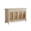 Buffet décoratif moderne en bois massif blanc-569042797