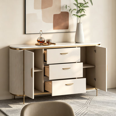 Italian-style large-capacity modern sideboard