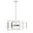 Arjunan 4 - Light Polished Nickel Unique/Statement Pendant
