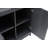 Jodie 67.6" H x 31" W Mid-Century Modern 6-Shelf Bookcase with Tempered Glass Doors in Charcoal Gray-646712749