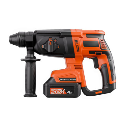 Perceuse-marteau rotatif sans fil 20 V SDS-Plus sans brosse 1 en 1200 tr / min 4 fonctions