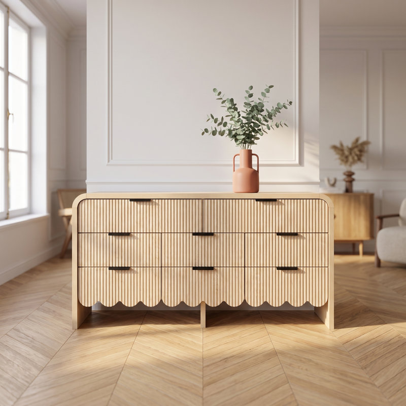 Commode 8 tiroirs Helaina