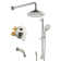 Retro Complete Shower System with Rough-in Valve