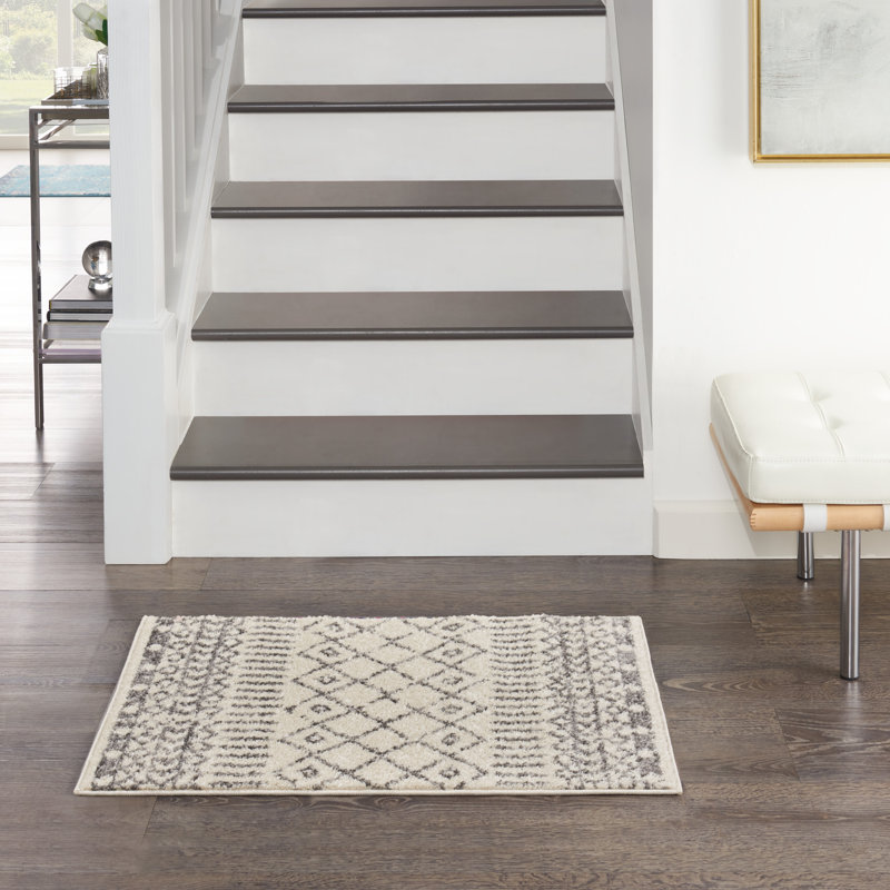 Tapis ivoire scandinave Augusta, Rectangle 1 pi 10 po x 2 pi 10 po