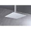 Pomme de douche en acier inoxydable - haute, autonettoyante, salle de bain, 12 x 12 po, salle de bain blanche avec fonction