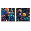 Adoxa - ensemble de 2 reproductions d'art sur toile-102580333-102580334