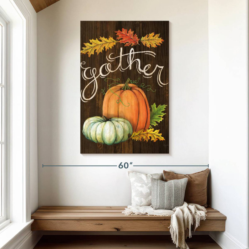 Autumn Harvest Walnut, 48" H x 32" W