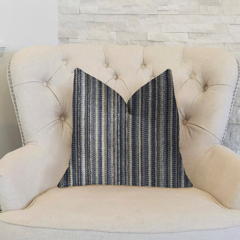 New Hampton Striped Reversible Throw Pillow, 24" x 24"