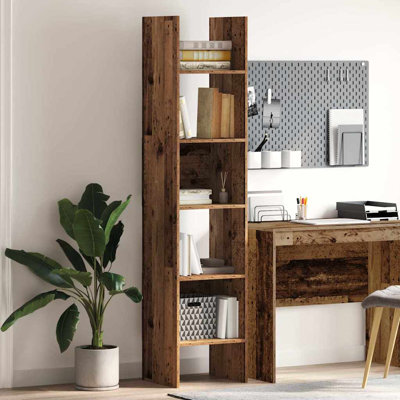 Book Cabinet Chipboard Standing Shelf Rack