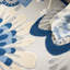 Tapis intérieur / extérieur bleu / gris / ivoire à motif floral Adamo-1183806206