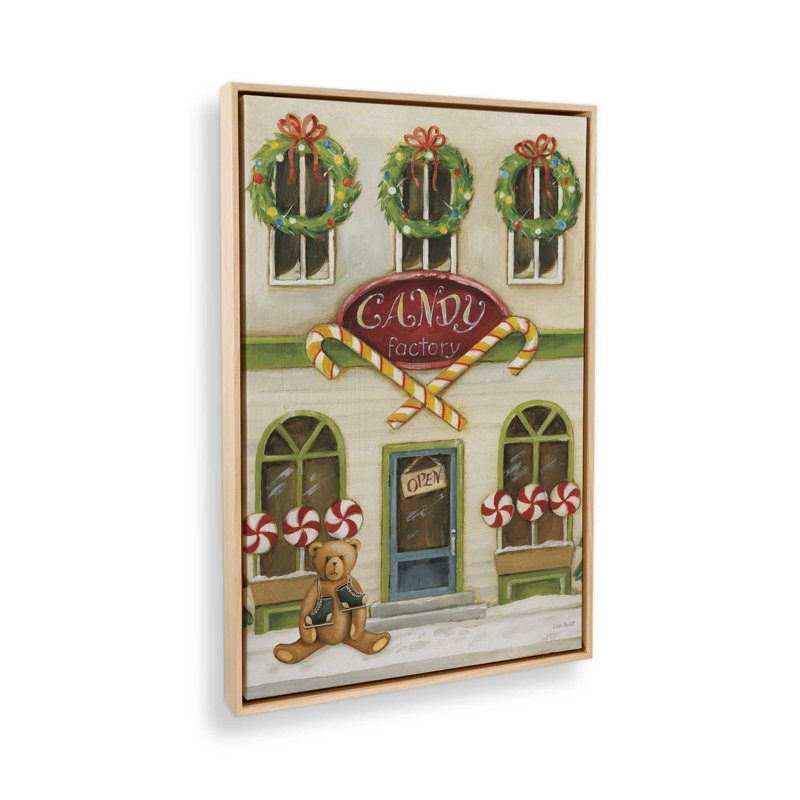 «Winter Teddy Bears V» par Lisa Audit, reproduction d'art, Tanné, H 48 po x l 36 po, Floater Frame