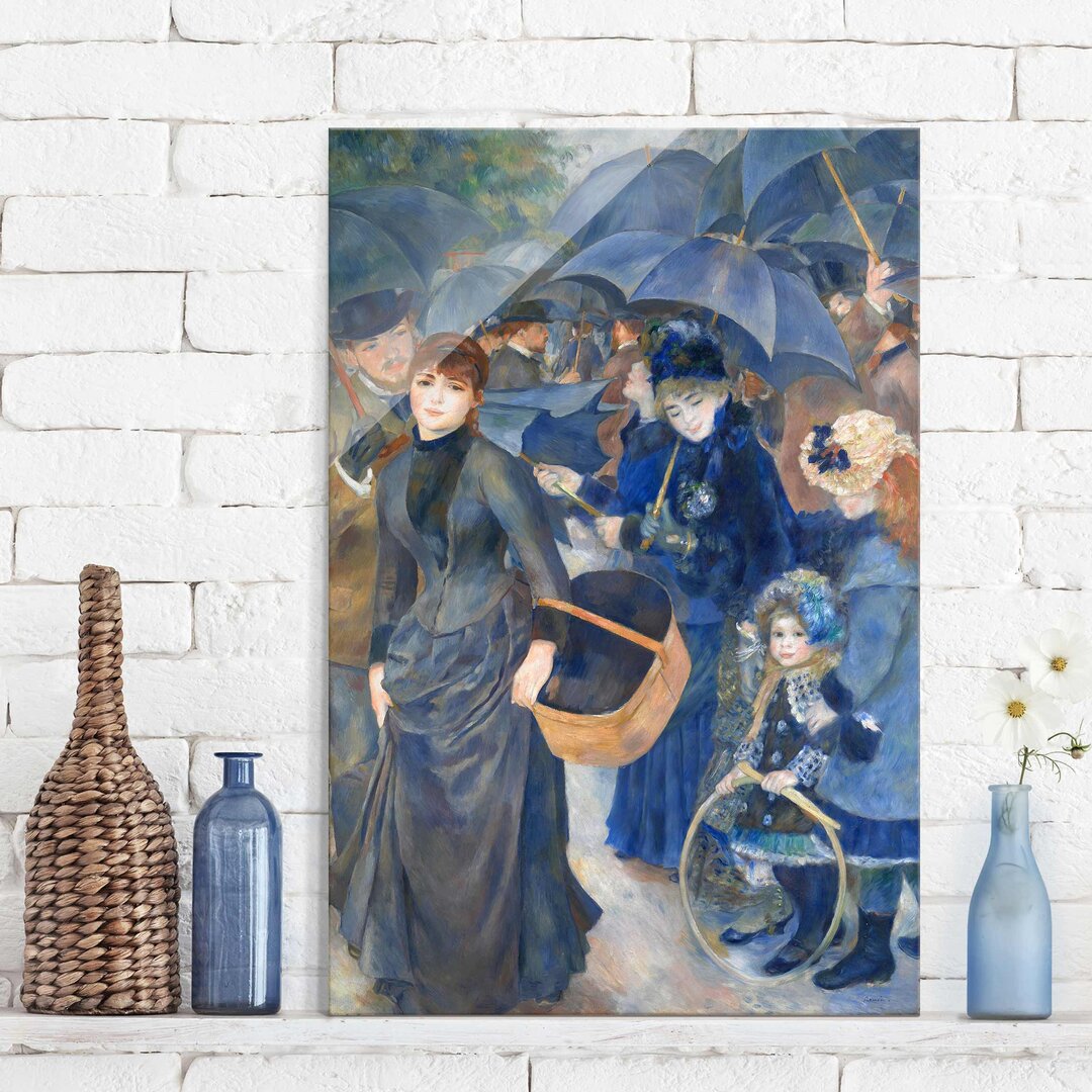 Glasbild Die Regenschirme von Pierre-Auguste Renoir