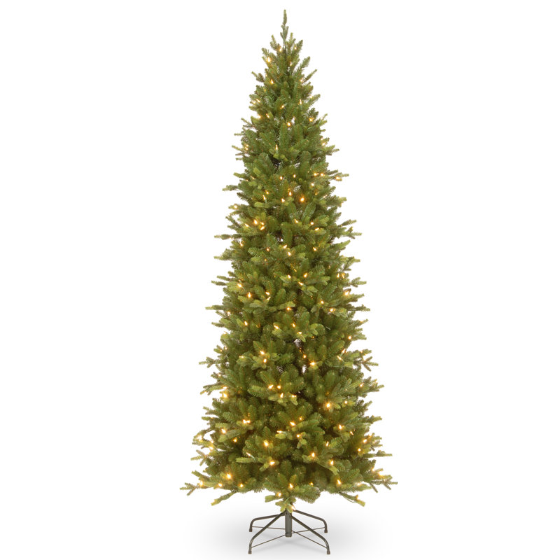 Arbre d'épinette mince de 7,5 pi avec lumières DEL bicolores PowerConnect Ashland