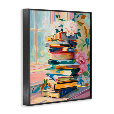 Vivid Bookstack par Window Fric Giclee, design par Arlington Prints