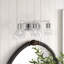 Dolan 3 Light Seeded Dimmable Vanity Light