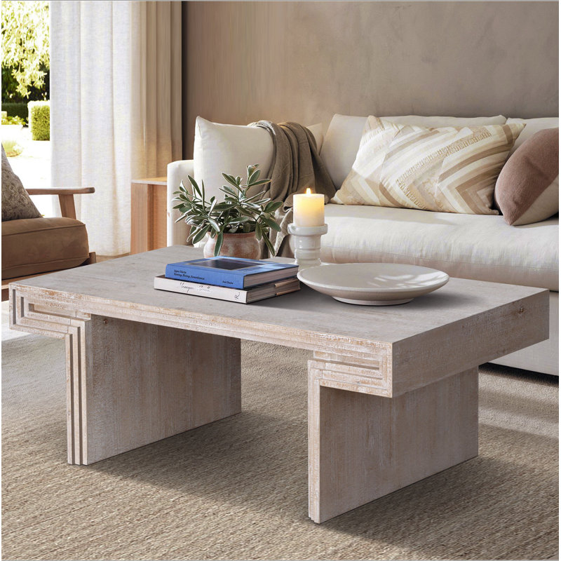Table basse American Vintage, Naturel antique