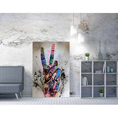 Peinture décorative sur toile