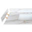 Dosseret de meuble-lavabo de 22 po en pierre frittée blanche de 22 po de hauteur, teinture, dosseret de salle de bain American Design, hauteur, style traditionnel, décor antitaches