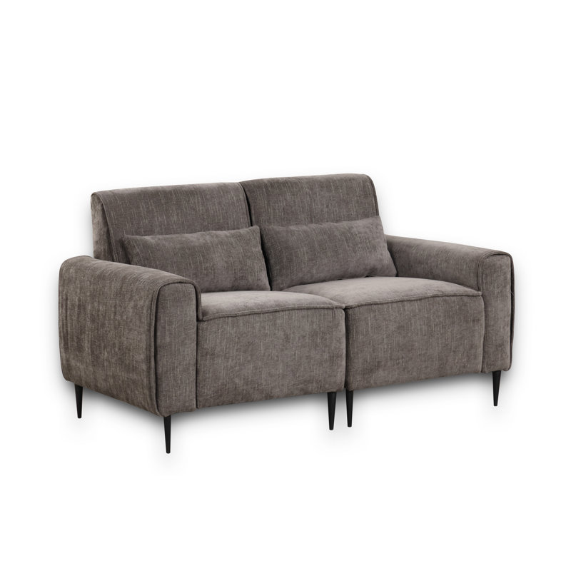 Othoniel Upholstered 62'' Loveseat, Gray