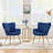 Bakhyt 25" Wide Upholstered Curved Back Armchair-985598964-985598954