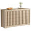 Commode moderne à 8 tiroirs avec plateau en bois - Commode de rangement au plancher