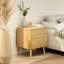 48cm W Manufactured Wood Bedside Table
