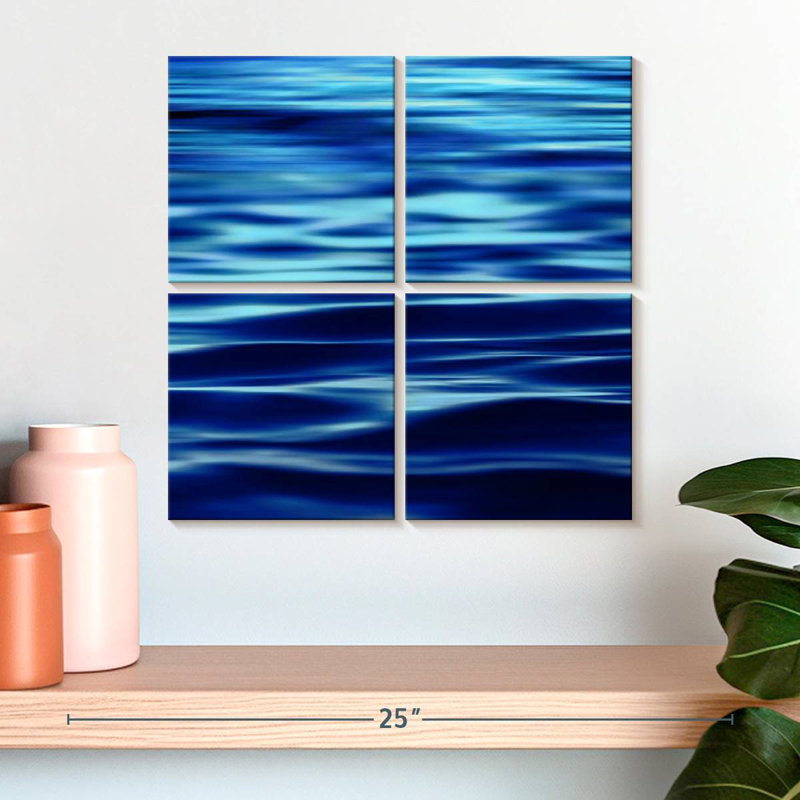 Gillard Vast Deep Blue Sea, 18" H x 18" W