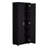 Black 2-Door Storage Cabinet with Adjustable Shelves for Bathroom & Office-302510591