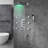 Trialo Solid Brass Color Changing LED Rain Shower Dynamic Lighting and Relaxing Rainfall Experience-48171174