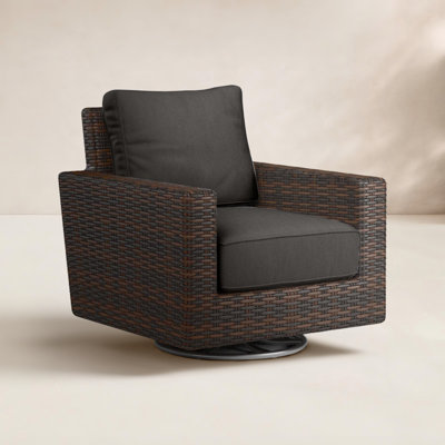 Chaise berçante pivotante avec coussins Sunbrella® Parris