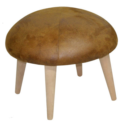 Solid + Manufactured Wood Accent Stool