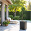 4pi de haut topiaire artificiel en buis artificiel vert en pot pour décoration de jardin intérieur / extérieur, 1pc / ensemble