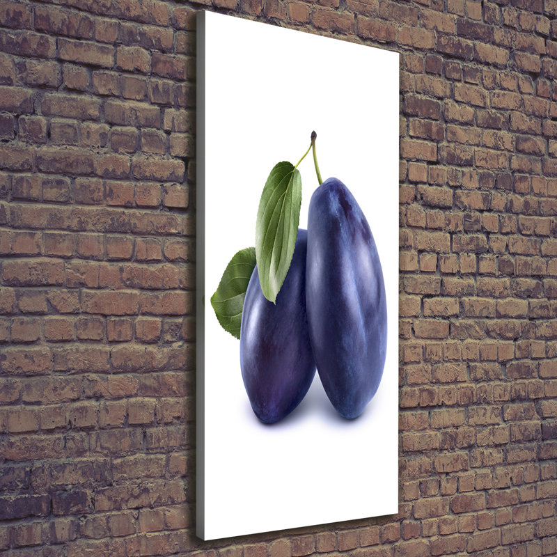 Plums - Wrapped Canvas Print