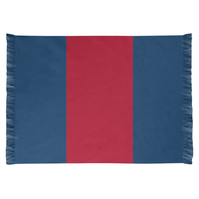 Tapis à rayures bleu marine/rouge Los Angeles, Oui