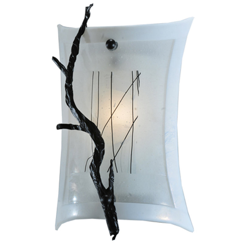Metro Fusion Steel Flush Mounted Sconce