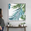 Reproduction d’art sur toile, "Palm Leaves III" par Eva watts-1343768259-1343768281