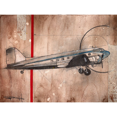 «DC-3 Air plane» par Sean Parnell, impression sur toile